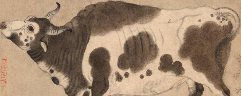 五牛图是哪五牛,五牛图是工笔画还是写意画